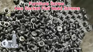 Tùy Chỉnh Thép Không Gỉ Hex Socket M8 Chicago Đồ Nội Thất Vít Nối Bu Lông Và Nuts