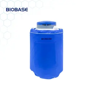 BIOBASE Tank Cryogenic Nitrogen Container 10L Static Storage Liquid Nitrogen Container for Laboratory
