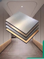 Panneau mural en charbon de bambou, panneau mural en PVC, panneau mural intérieur 5 mm 8 mm, panneau mural imperméable, panneau mural métallique 9 mm, revêtement mural