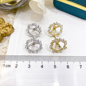 Accesorios de Plata S925 para DIY con Perlas, Cuentas de 9-10mm, Modelo 21005, Pendientes de Botón, Corrector de Uñas Hueco para Accesorios de Moda DIY - Product Image 4