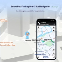 Collier intelligent pour chat et chien avec suivi GPS, anti-perte, modèle F3 pour Android et iOS avec localisateur d'animaux