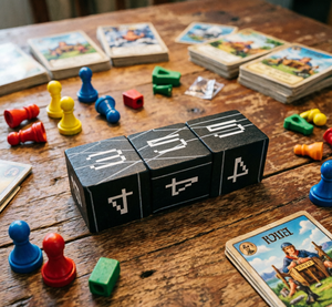 Cubi Geometrici in Legno Fatti a Mano Personalizzati, Blocchi di Lettere, Gioco da Tavolo, Puzzle Modulare di Parole - Product Image 5