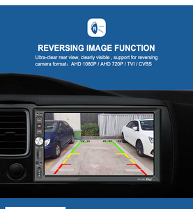 自動電子ダッシュボードカーラジオMP5プレーヤータッチ画面RGBアンプステレオFM電話接続リモコン - Product Image 4