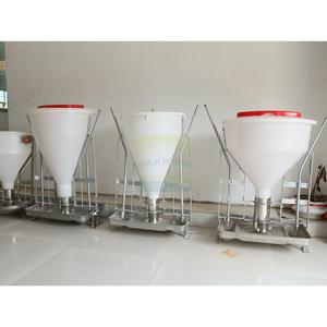 เครื่องให้อาหารสุกรอัตโนมัติ GREAT FARM (สำหรับอาหารเปียกและแห้ง) ผลิตจากพลาสติกคุณภาพสูงและสแตนเลส - Product Image 6