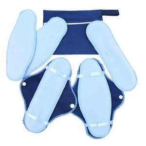 Kit de Toallas Sanitarias Menstruales Españolas RTS, Juego de Toallas Sanitarias Femeninas Portátiles, Lavables y Reutilizables, Juego de Toallas Sanitarias Personalizadas para Mujer - Product Image 1