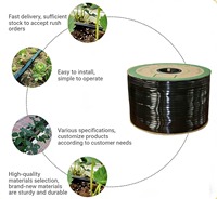 Op maat gemaakte druppelirrigatieband 16mm 20mm, op maat gemaakte dikte, landbouw druppellijn voor moestuin