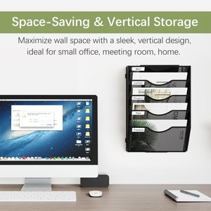 Tường giữ tập tin tổ chức lưới Treo Tường Gắn tài liệu thư mục giấy nộp hồ sơ Tạp Chí giá - Product Image 5