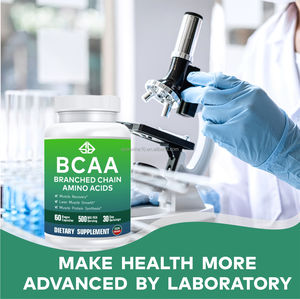 BCAA Aminoácidos de Cadena Ramificada 1000MG Suplemento Deportivo para el Crecimiento Muscular para Adultos 60 Cápsulas - Product Image 5