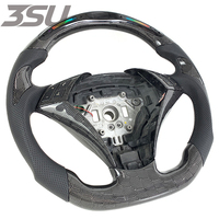 Volant sport en fibre de carbone adapté aux BMW E60 2004-2010, pièces automobiles, volant LED, intérieur