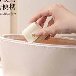 <b>Mini</b> Travel Jewelry Organizer <b>Pouch</b> Waterproof Durable Foldable Earring Ring Storage Bag for Women Stylish and Fashionable - Product Image 3