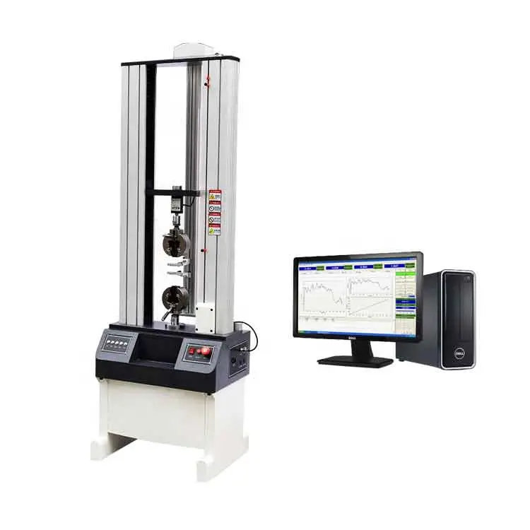 Intelligente automatische elektronische Gummi-Kunststoff-Metallverlängerungs-Zug festigkeit prüfmaschine 20KN