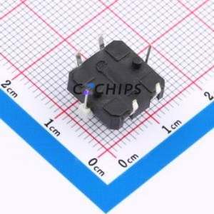 TS1273CJ-G Tactile Switch Through hole Component (THT)-6P,12x12mm Switch 2.5N Through Hole 12mm 12mm - Product Image 2