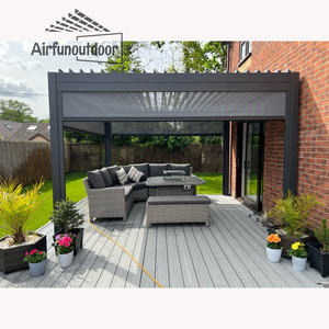 BBQ-feest achtertuin automatische vrijstaande aluminium gazebo louvre <span class=keywords><strong>tent</strong></span> - Product Image 3