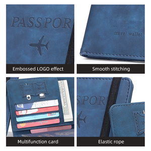 Tarjetero de Cuero para Pasaporte, Porta Pasaportes de Lujo, Cartera de Cuero para Tarjetas, Funda para Pasaporte - Product Image 6