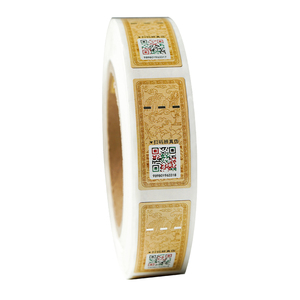 Tùy chỉnh ban đầu giả mạo bằng chứng tự dính dán ai xác minh an ninh con dấu nhãn cấu trúc 3D mã cho gói - Product Image 1