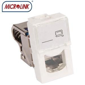Prise modulaire CAT6 blindée sans outil de plaque frontale de réseau à port unique pour plaque frontale <span class=keywords><strong>RJ45</strong></span> de Type <span class=keywords><strong>Legrand</strong></span> - Product Image 5