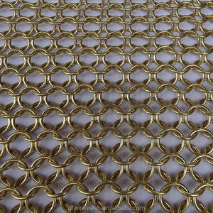 Cortina de Agua de Malla de Anillos Entrelazados Estética para Fachada, Cascada de Acero Inoxidable para Interiores - Product Image 2