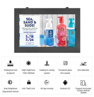 Écran LCD vertical intelligent extérieur 27 pouces Ip65 Machine publicitaire de signalisation numérique étanche