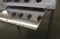 Cuisinière à pâtes professionnelle en acier inoxydable 304, à gaz, bain-marie, chariot hôtelier, brûleurs personnalisables, garantie 5 ans, 300 kg/m