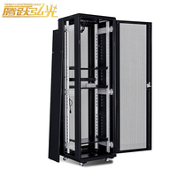 Rak Server Lantai WA 18U 19-inci Custom, Kabinet Jaringan Baja Canai Dingin, Rak Server Penyimpanan Siap Pakai