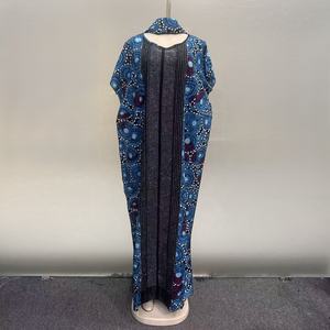 Nuovo Abito Donna Africano 2025 in Cotone Stampato con Fascia Grande Tie-Dye, Etnico, Ampio e Traspirante - Product Image 4