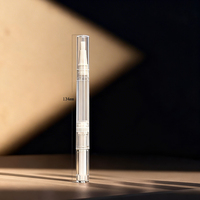 Stylo applicateur jetable 3 ml pour vernis à ongles, écologique, vide, avec pointe pinceau, en PP, pour huile à cuticules