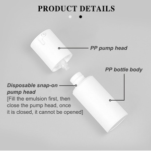 Empty 30ml 50ml Matte Black and White Airless Lotion <b>Pump</b> <b>Bottle</b> 1oz Eye Cream Airless <b>Bottle</b> for Cosmetic Packaging - Product Image 6