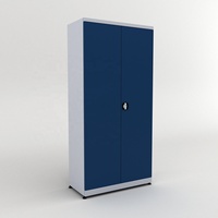Armoire de rangement robuste en acier laminé à froid de haute qualité, 2 tiroirs, porte à charnières, système de verrouillage à 3 points, OEM/ODM, OBM, personnalisable