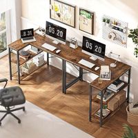 Bureau d'ordinateur portable multifonctionnel en métal en forme de L, durable, portable, minimaliste pour la maison, pour le jeu, l'écriture, l'étude
