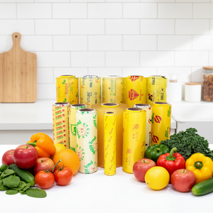 <span class=keywords><strong>Film</strong></span> étirable PVC pratique pour supermarché, idéal pour l'emballage des fruits et légumes. - Product Image 6