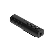 Adaptador de coche portátil para receptor de salida estéreo 4.0, control remoto, kit de manos libres para coche, mini adaptador inalámbrico auxiliar de 3.5 mm, 33 pies