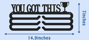 Support mural créatif en métal pour médailles « <span class=keywords><strong>You</strong></span> <span class=keywords><strong>Got</strong></span> This » – Nouveauté, directement de l'usine du Fujian - Product Image 2