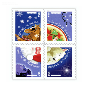 Autocollants US violets Grand Aaron British Roll Forever, thème USA, postales, oncles, anciens formats vintage, timbres-poste, étiquettes US - Product Image 6