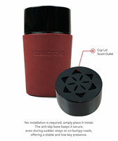 Nouveau diffuseur de parfum de luxe moderne pour voiture avec support en verre, parfum initial longue durée et évaporation naturelle