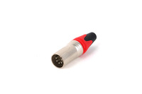 Échantillon gratuit OEM complet connecteur XLR en cuivre fin, prise mâle canon pour microphone de système de sonorisation d'éclairage de scène