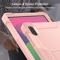 Casing Tablet Anti Jatuh untuk Honor Pad X9 X8 Pro X10, Silikon PC Tipis, Pelindung Tugas Berat dengan Penyangga Putar 360 Derajat, Pasokan Pabrik