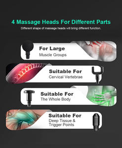 Deportes de tejido profundo músculo del cuerpo masaje dispositivo Fascia masaje arma - Product Image 5