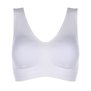 Le donne Più Il Formato Della Biancheria Intima Delle Signore Solido Dell'involucro della Cassa Estraibile Imbottito Senza Soluzione di Continuità Sport di Yoga Del Reggiseno - Product Image 5