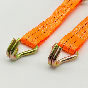 Correa de trinquete de poliéster de 38 mm con doble gancho en J para amarre de carga - Product Image 4