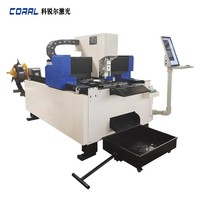 Machine de découpe laser à fibre automatique CORAL CRL-1070A-JL400 2000W pour le traitement des tôles d'acier en rouleau