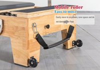Reformer Pilates en chêne avec plateforme de saut et accessoires complets pour l'entraînement en studio professionnel et les programmes de fitness