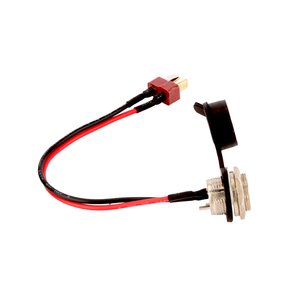 Prise de charge compatible avec la <span class=keywords><strong>trottinette</strong></span> électrique <span class=keywords><strong>KUGOO</strong></span> <span class=keywords><strong>M4</strong></span>, prise de charge universelle à 3 broches avec couvercle étanche - Product Image 1