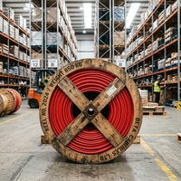 Cable de Alimentación de Bajo Voltaje de 3 Núcleos, Aislado con PVC Rojo, 1 KV/0.6 KV, 1.5mm2 2.5mm2 4mm2, Cobre Desnudo para Máquina de Soldar