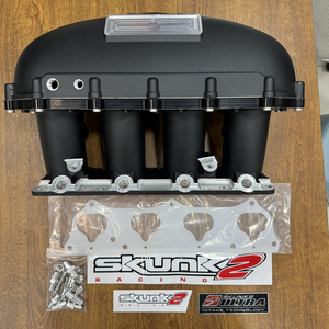1 件 CenterFeed SKunk <span class=keywords><strong>2</strong></span> 黑色 Ultra Race 铝制 K20/K24 进气歧管 适用于本田 Honda K20A/ K20A2/ K20Z1/ K24A1 - Product Image 2