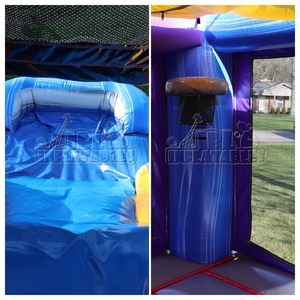 Mega Tobogán Acuático de Mármol, Castillo Inflable Personalizado con Tobogán Acuático, Combo Inflable para Niños, <span class=keywords><strong>Alquiler</strong></span> para Fiestas al Aire Libre - Product Image 6