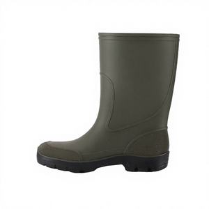 Bottes de pluie en PVC pour l'extérieur, légères, respirantes, doublure en coton, bottes de chasse, imperméables, résistantes à l'usure, chaussures unisexes - Product Image 3