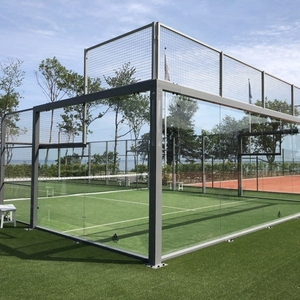 Venta Especial en Todo el Mundo: Pistas de Pádel Panorámicas, Pista de Pádel Interior y Exterior con Techo Extraíble, Pista de Pádel Súper Panorámica - Product Image 3