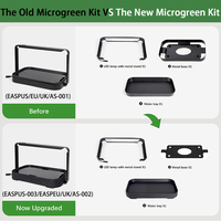 Mini Jardinière Électronique Suspendue d'Intérieur avec Lumière de Croissance, Kit de Germination d'Herbes et de Graines, Alimentation USB, Automatique, Spectre Complet