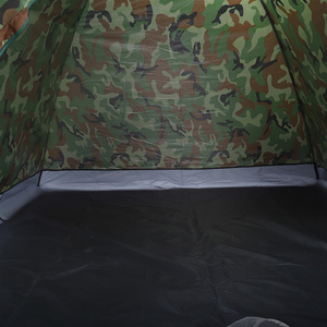 DB 2-4 personas camuflaje Camping cúpula tienda familia Oxford tela tienda al aire libre con un dormitorio poste de fibra de vidrio - Product Image 4