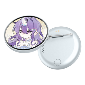 Wholesales New Touchscreen Rotatable Design Rechargeable Battery Plastic Body 1.85 Inch Screen <b>Smart</b> Digital Photo e-Badge Badge - Product Image 6